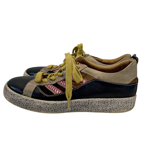 L'Artiste Spring Step Leather Lace-Up Comfort Sneaker Porscha BM 37 6.5-7 - Picture 5 of 8